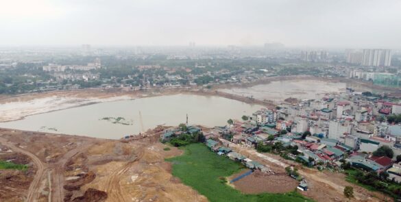 CẬP NHẬT TIẾN ĐỘ THI CÔNG HỒ PHÚ ĐÔ CHỐNG NGẬP CHO PHÍA TÂY HÀ NỘI