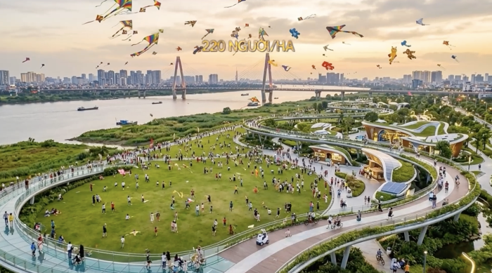 PHỐI CẢNH ĐẠI ĐÔ THỊ VEN SÔNG HỒNG: TRỤC CẢNH QUAN CHIẾN LƯỢC ĐỊNH HÌNH DIỆN MẠO MỚI CỦA HÀ NỘI 11