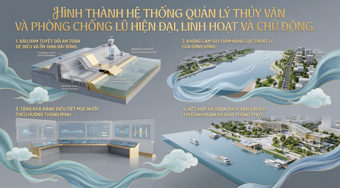 PHỐI CẢNH ĐẠI ĐÔ THỊ VEN SÔNG HỒNG: TRỤC CẢNH QUAN CHIẾN LƯỢC ĐỊNH HÌNH DIỆN MẠO MỚI CỦA HÀ NỘI 2
