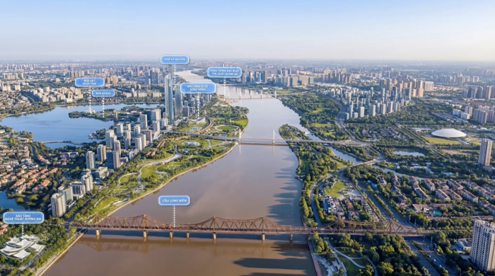 PHỐI CẢNH ĐẠI ĐÔ THỊ VEN SÔNG HỒNG: TRỤC CẢNH QUAN CHIẾN LƯỢC ĐỊNH HÌNH DIỆN MẠO MỚI CỦA HÀ NỘI 9