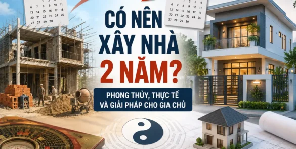 Có nên xây nhà hai năm? Góc nhìn phong thủy và thực tế mà gia chủ cần biết